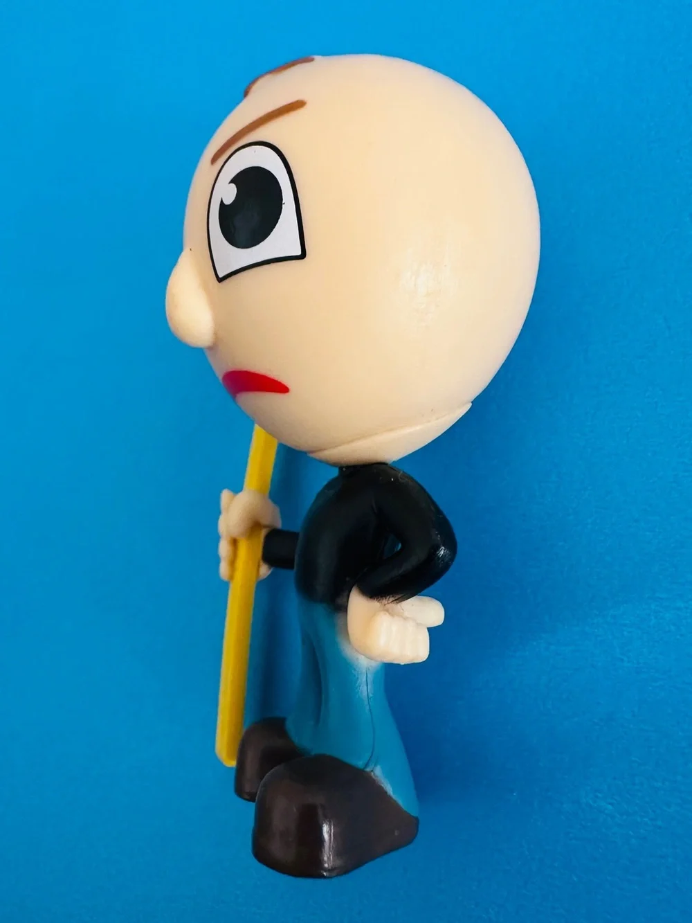 Frenemies Awfully Adorable Bald Man Ruler Figure Series 1 3”